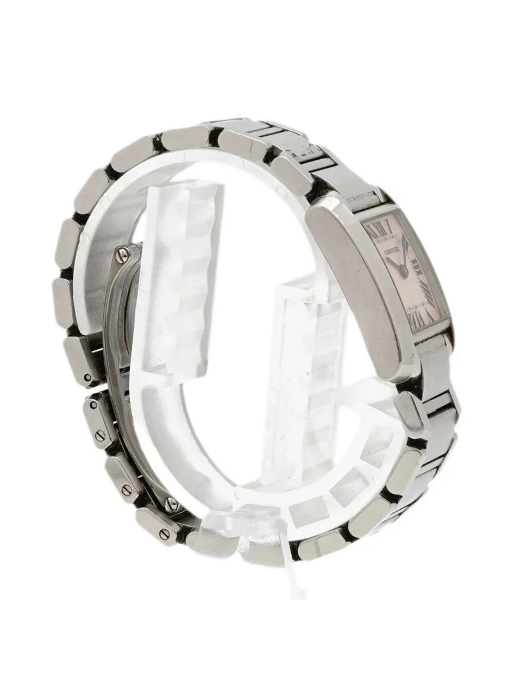 Cartier Tank Francaise SM Pink Dial Watch